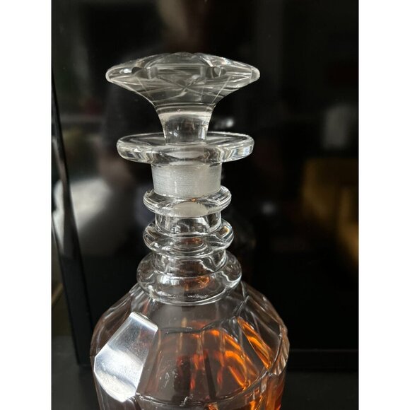 Georgian Lead Glass Decanter 3 Neck Rings and Mushroom Stopper, circa 1820 - Picture 3 of 8